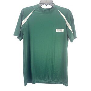 Soffe Athletic Soccer Shirt Green Size M Moisture Wicking Sports Tee